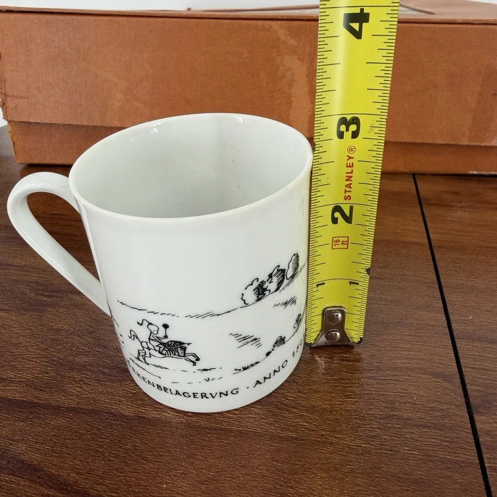 Mid Century Belvedere Studio Wien Türkenbelagerung Demitasse Espresso Set NIB